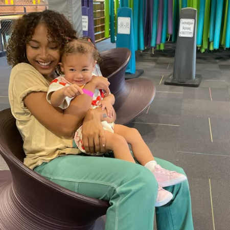 Parker-McKenna Posey with her daughter Harley.